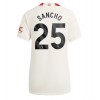 Damen Fußballbekleidung Manchester United Jadon Sancho #25 3rd Trikot 2023-24 Kurzarm